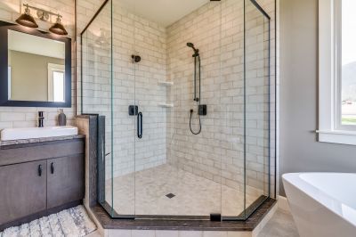 Minimalist Walk-In Shower